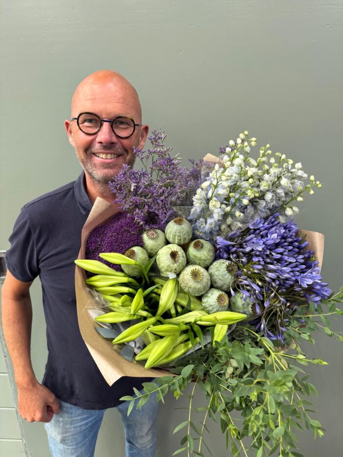 Bloemenpakket Blauw XL - Nieuw!